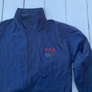 Vintage USA Olympics Embroidered Windbreaker